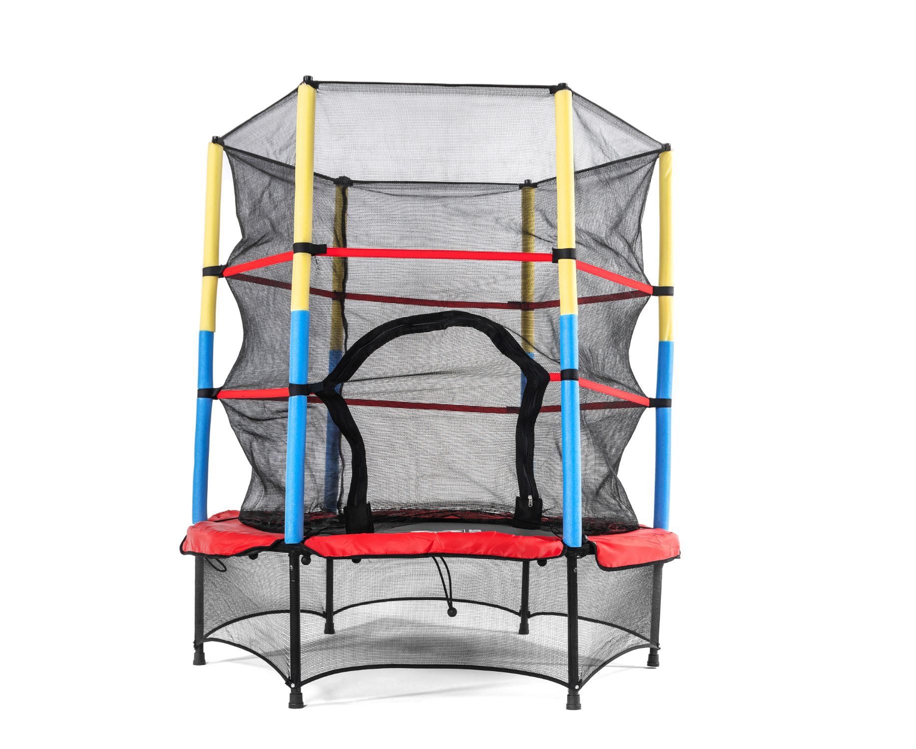 Батут DFC Jump kids 55" (137см) 55INCH-JD-RYB красно-желто-синий