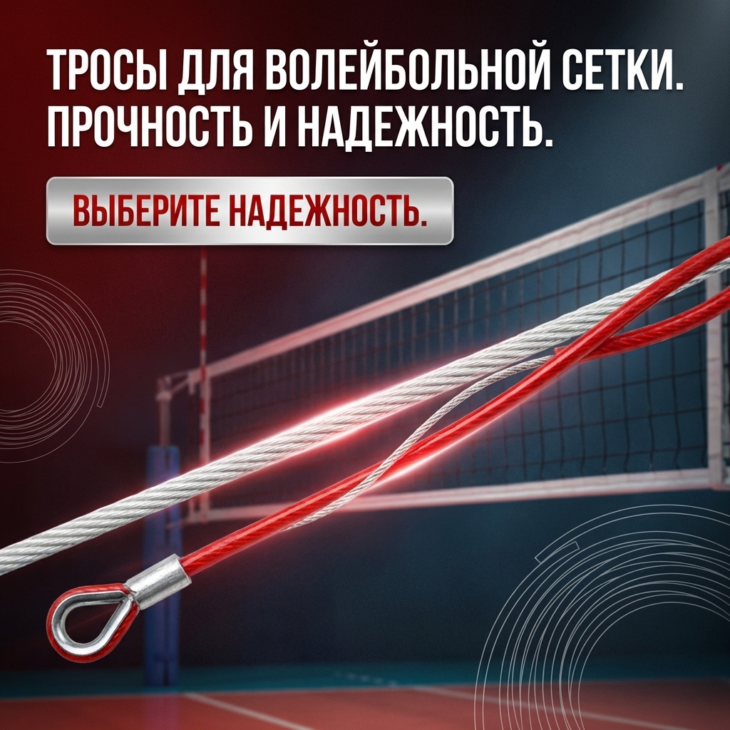 Тросы для волейбольных сеток