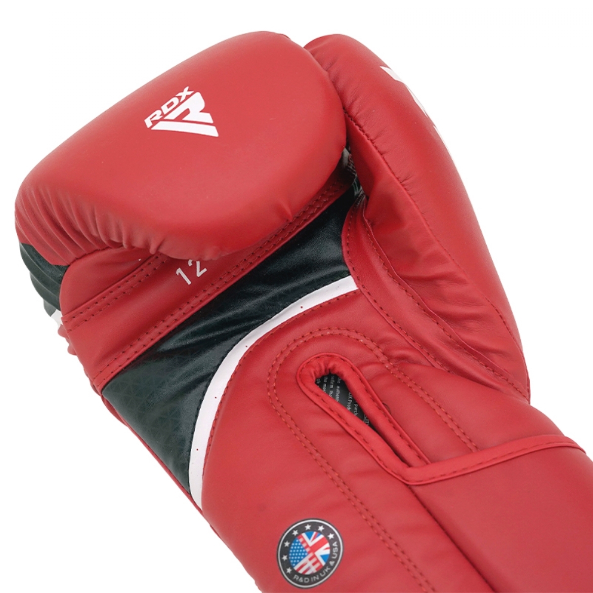 Перчатки RDX Aura Plus T-17 BGR-T17RB-14OZ+ красный\черный