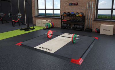 Тренировочный помост для тяжелой атлетики (3х3 метра) Stecter | Premium Fitness