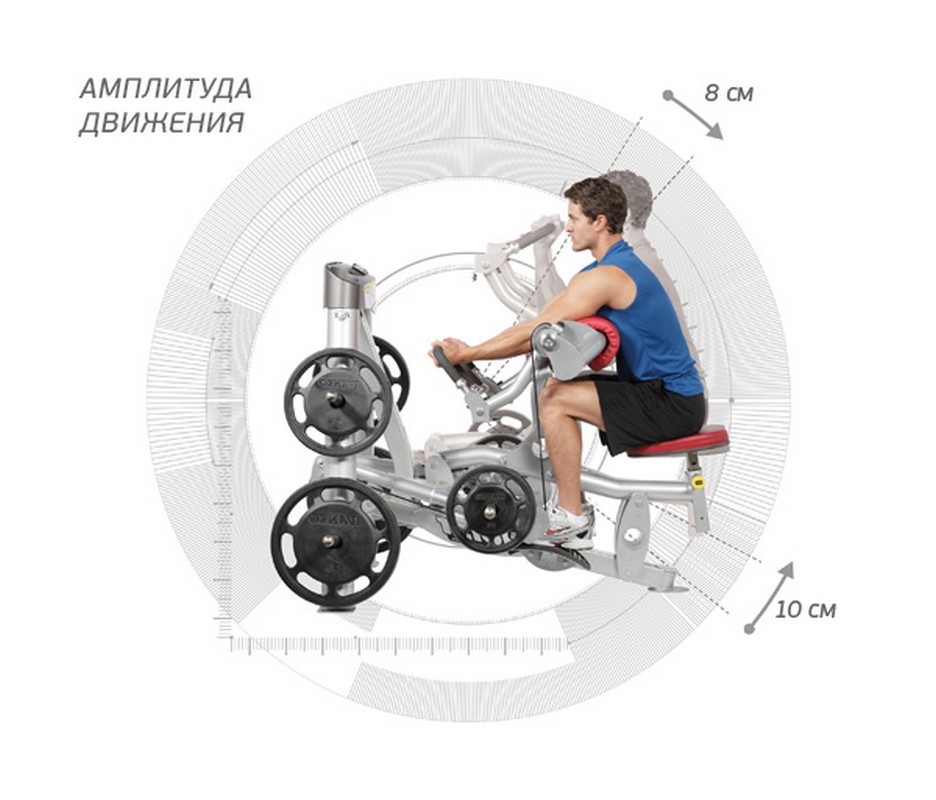 Hoist RPL-5102 Бицепс сидя | Premium Fitness