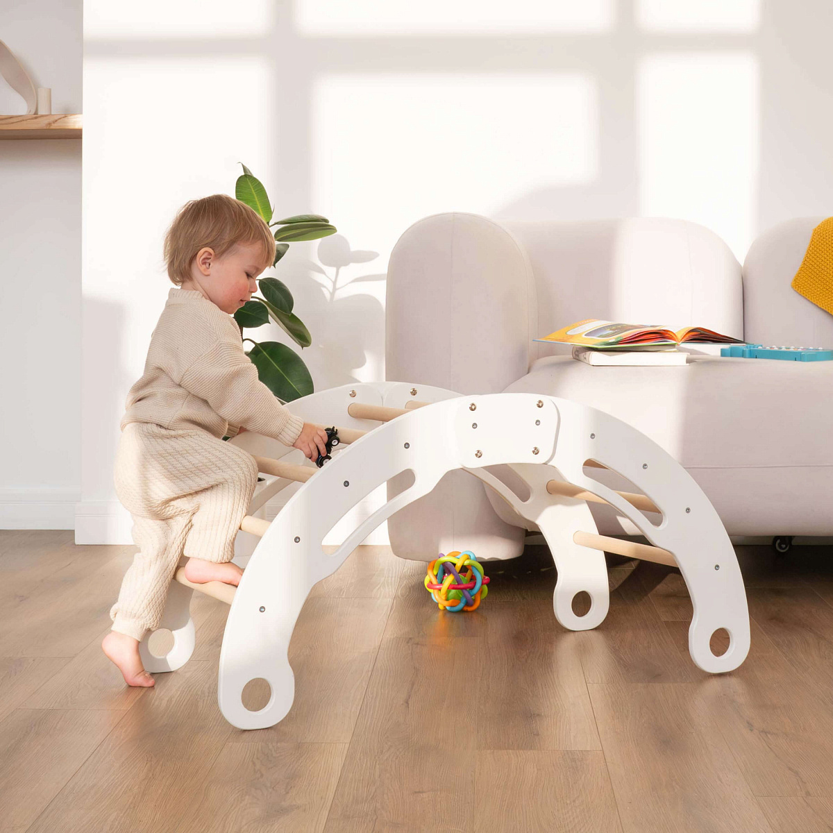 Арка-качалка Romana Eco5 03.20.05 дерево\белый