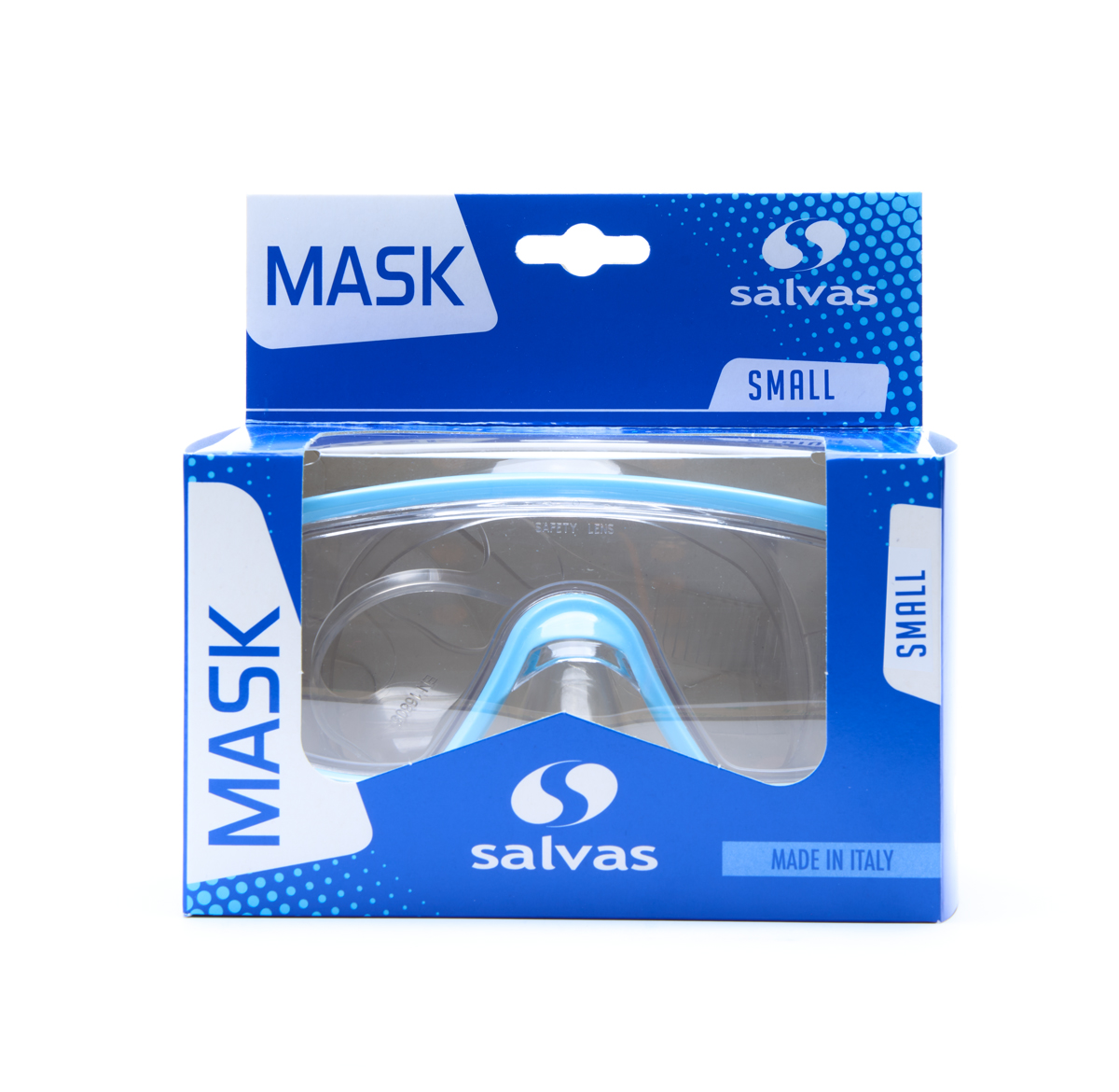 Маска для плавания детская Salvas Domino Jr Mask CA105C1TQSTH голубой