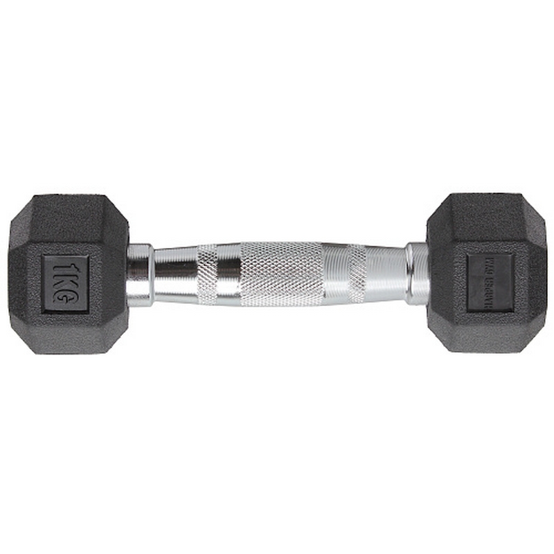 Гантель шестигранная обрезиненная Harper Gym NT162