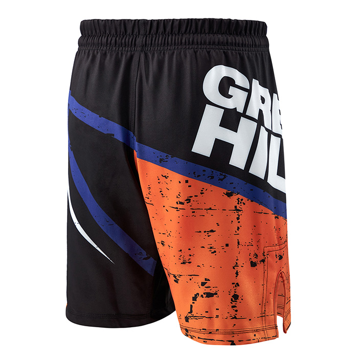 Шорты для MMA Green Hill MMS-3851, сине-оранжевые
