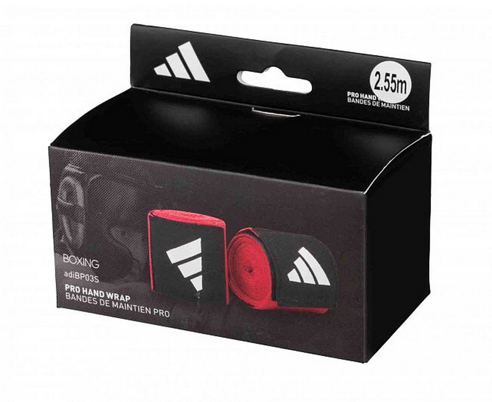 Бинты боксерские Boxing Pro Hand Wrap adiBP03S красный