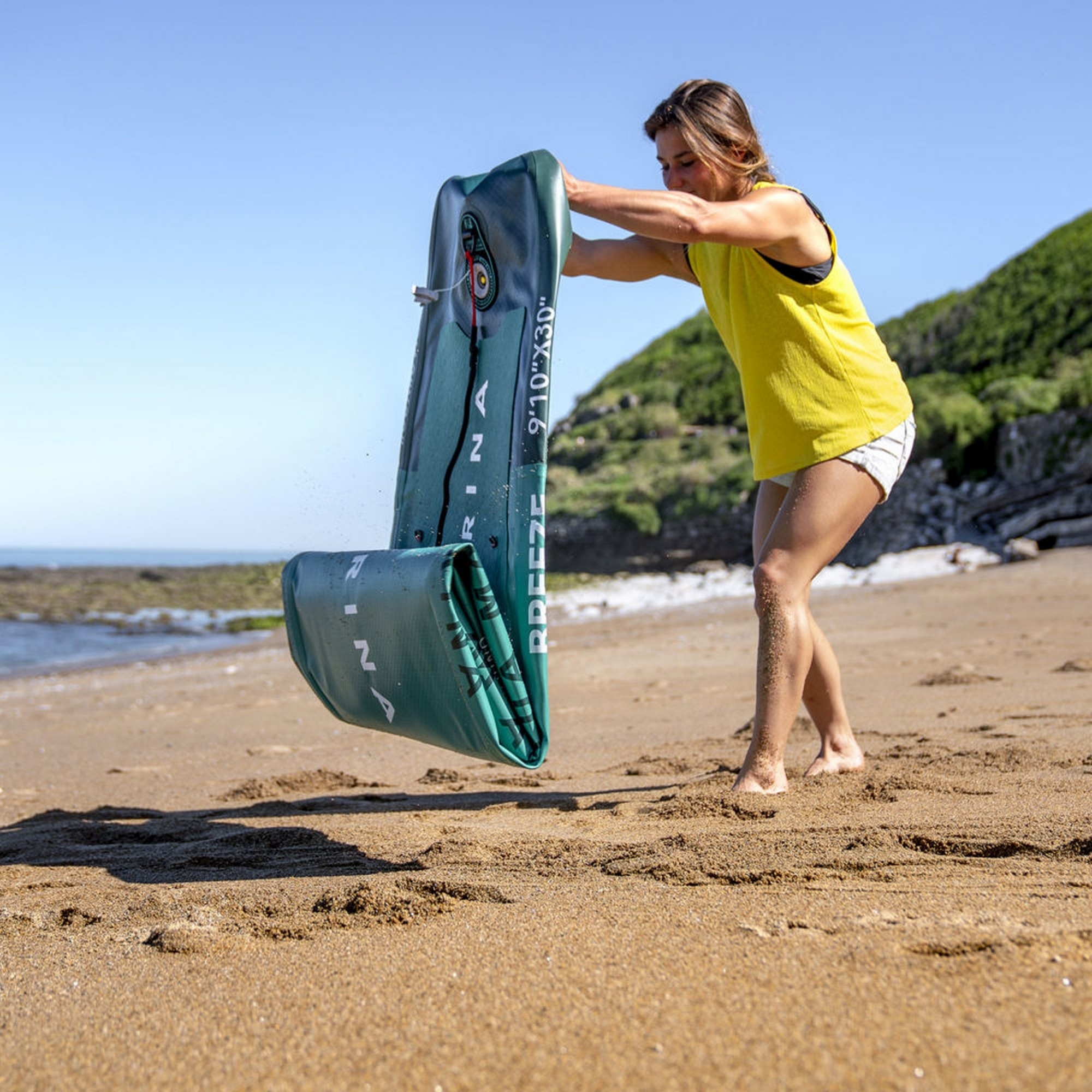 SUP-доска 300х76х12см, насос, весло, лиш, киль, ремнабор, сумка, до 100кг Aqua Marina Breeze BT-23BRP