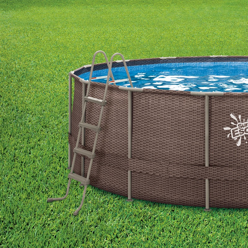Каркасный бассейн круглый 366х122см SummerEscapes Polygroup P20-1248-S