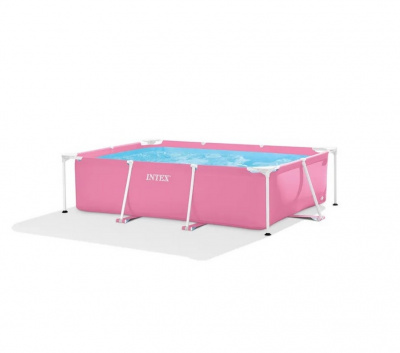 Каркасный бассейн 220х150х60см Intex Pink Metal Frame 28266