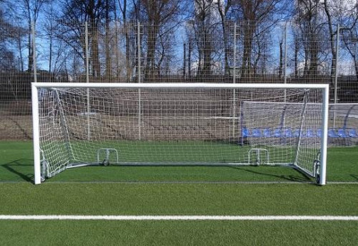 Ворота футбольные мобильные с колесами, алюминиевые 732x244 см SportWerk SpW-AG-732-4Z