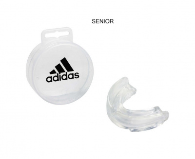 Капа одночелюстная Adidas Single Mouth Guard прозрачная adiBP09