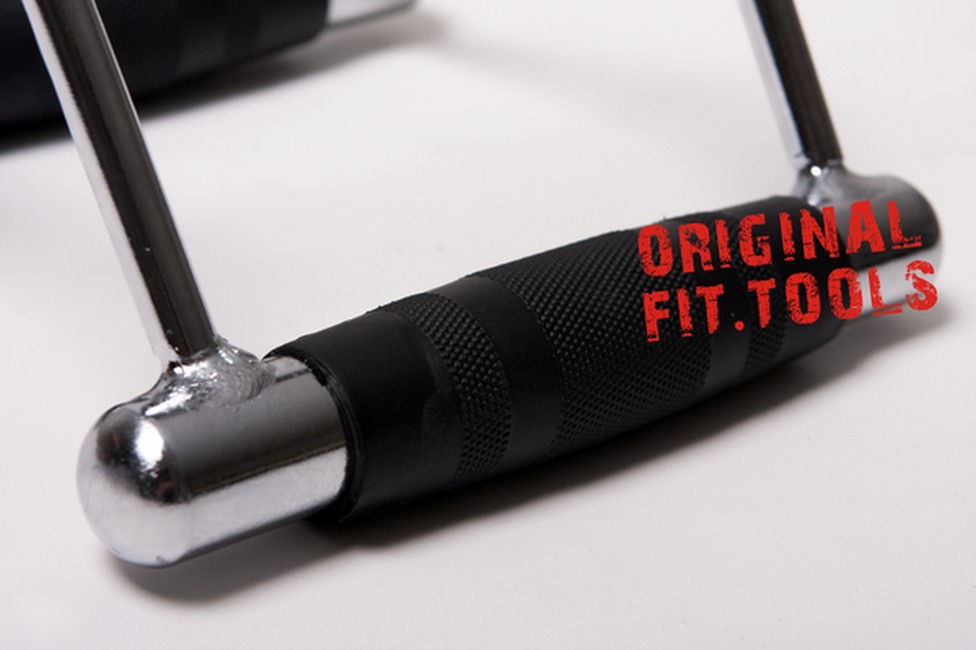 Ручка для тяги к животу Original Fit.Tools (узкий параллельный хват) FT-MB-SRB 18см | Premium Fitness