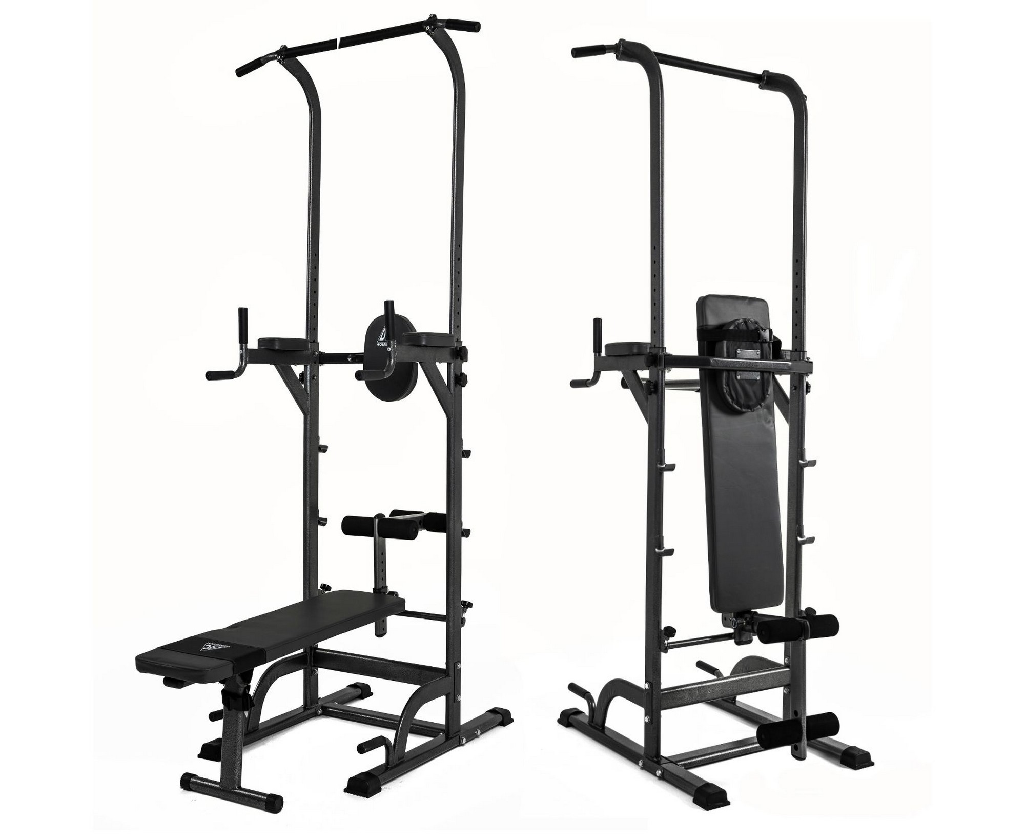 Турник-брусья со скамьей DFC Power Tower G003 | Premium Fitness
