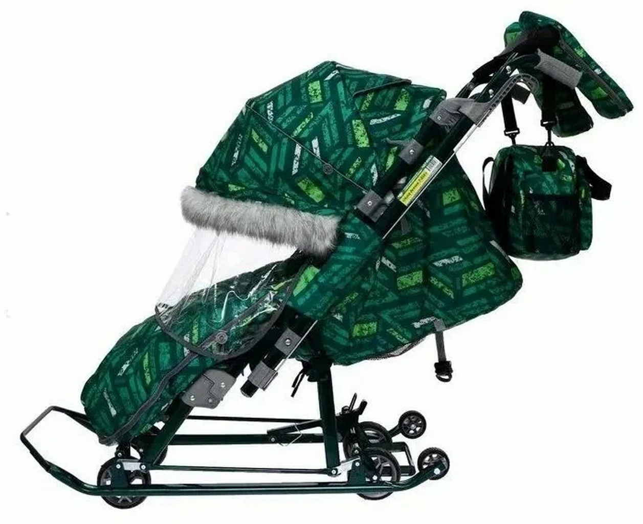 Коляска комби Ника Детям НД7-8SK/2 Спортивный зеленый