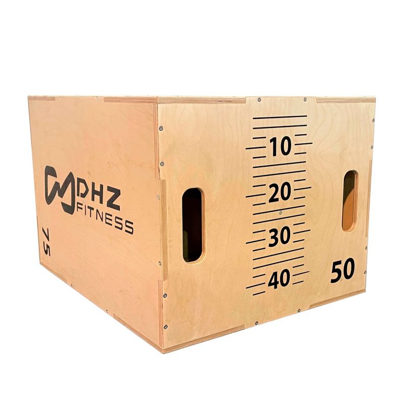 Универсальный Plyo Box 3 в 1 со шкалой наклона (фанера) 50х60х75 см DHZ