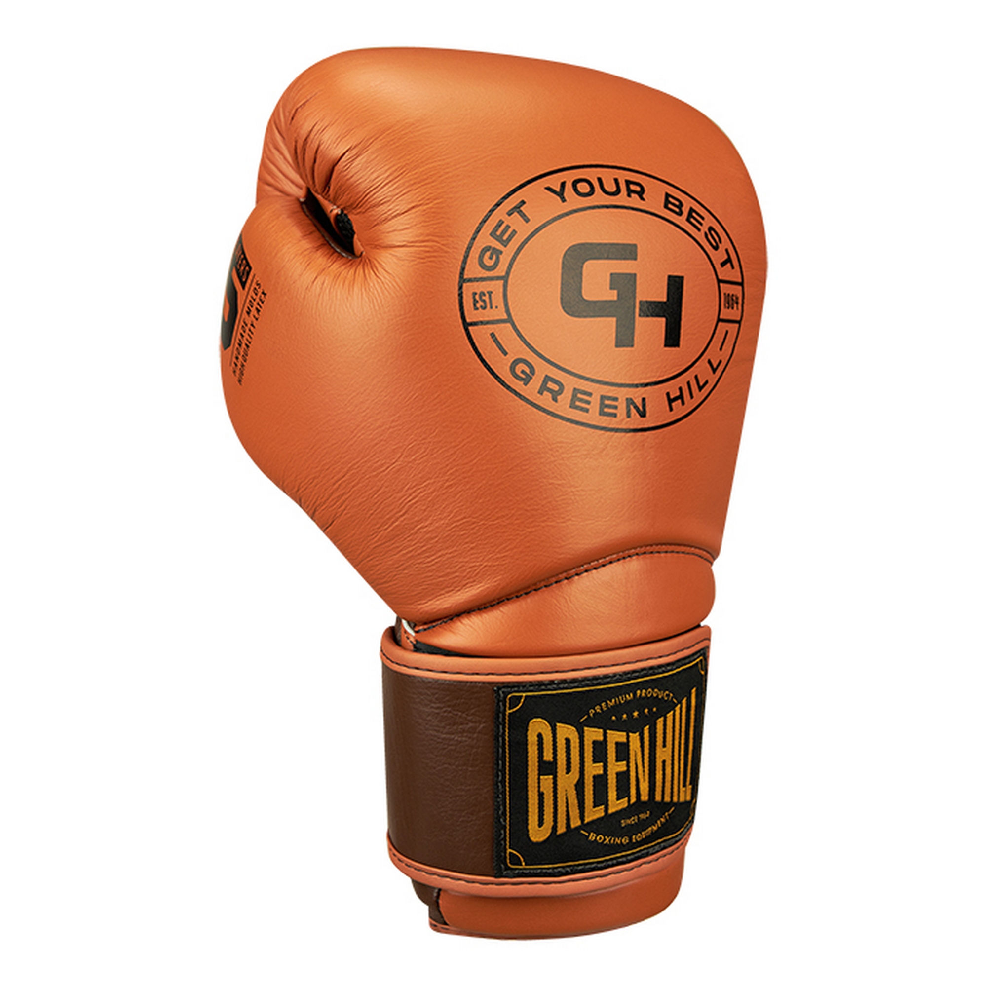 Боксерские перчатки Green Hill STRIKER THBGTR-23 коричневый