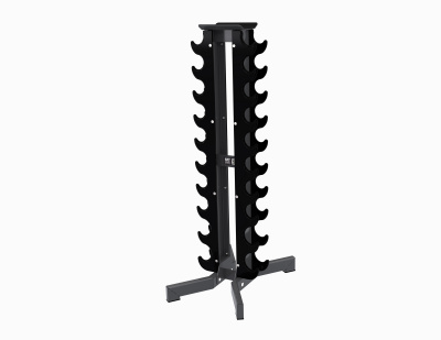 Стойка для 10 пар гантелей вертикальная Original Fit.Tools FT-T10 | Premium Fitness