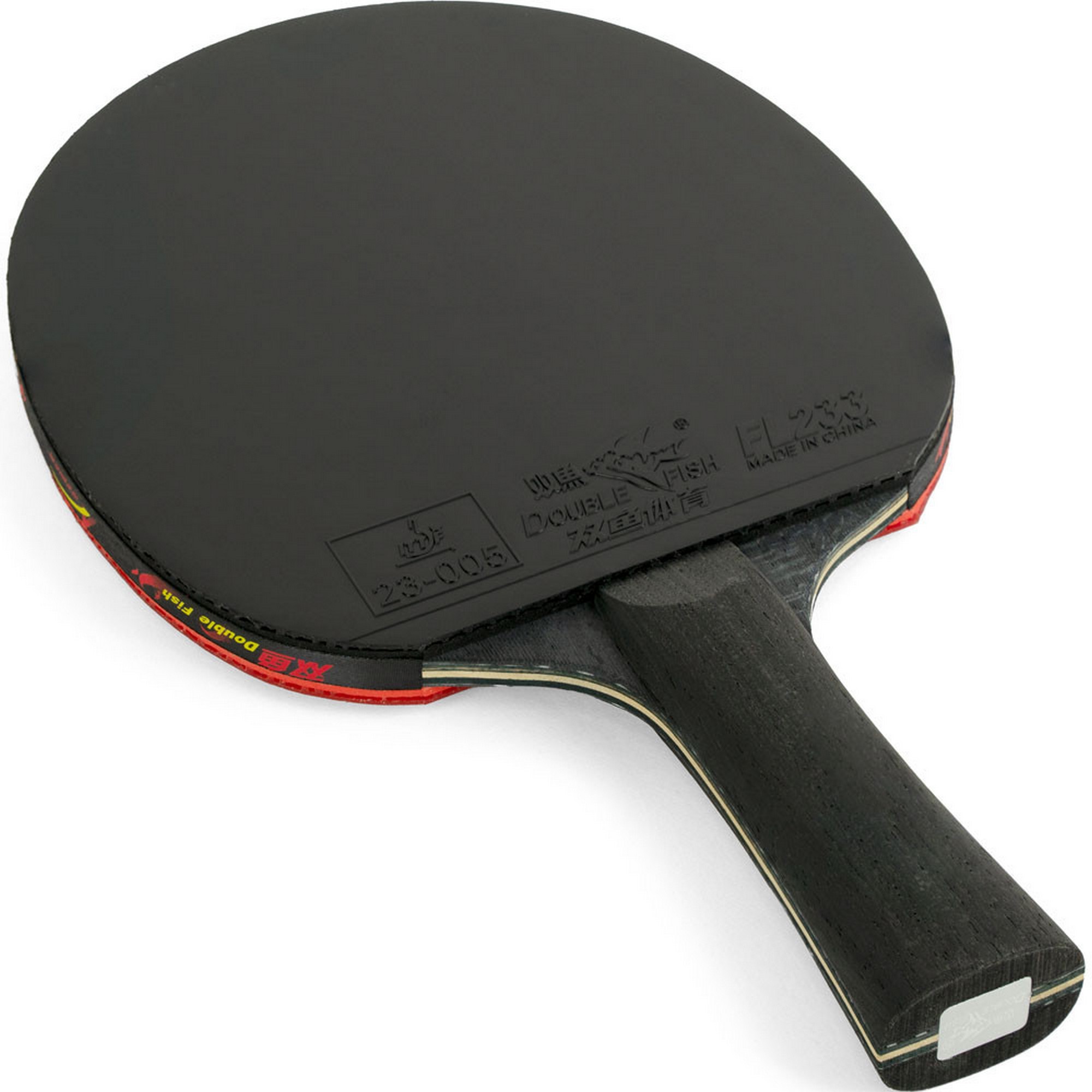 Ракетка для настольного тенниса Double Fish Black Carbon King Racket 5*****, ITTF Appr