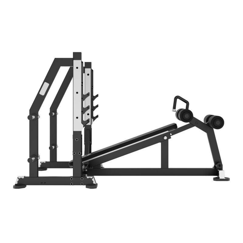 Скамья-стойка для жима под углом вниз DHZ Y973ZAM | Premium Fitness