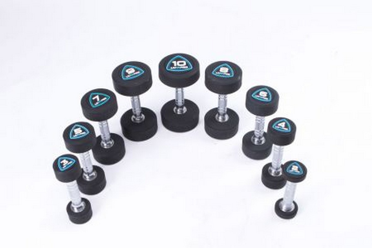 Гантели в уретане 8 кг Live Pro Studio Dumbbells LP8075-08