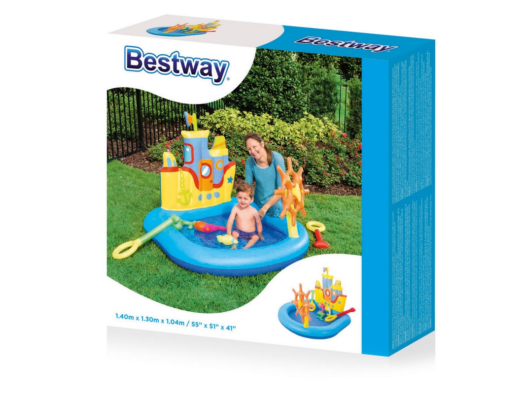 Игровой центр 140х130x104см Bestway Кораблик 52211