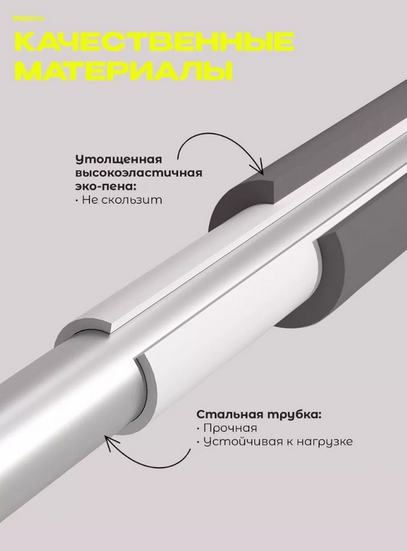 Корректор осанки 77см PROIRON КОР01 серый