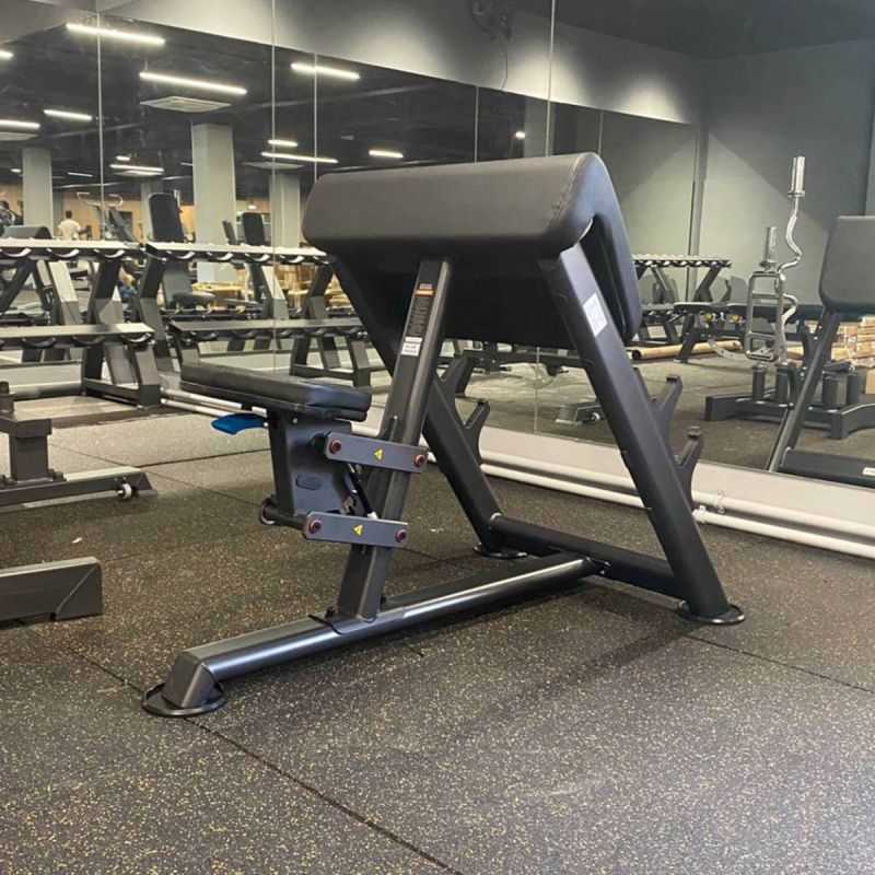 Скамья Скотта с сиденьем DHZ U2044 для бицепса | Premium Fitness