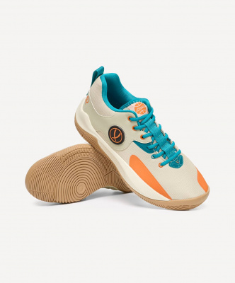 Кроссовки баскетбольные Jogel Launch 2.0 LOW, бежевый\оранжевый
