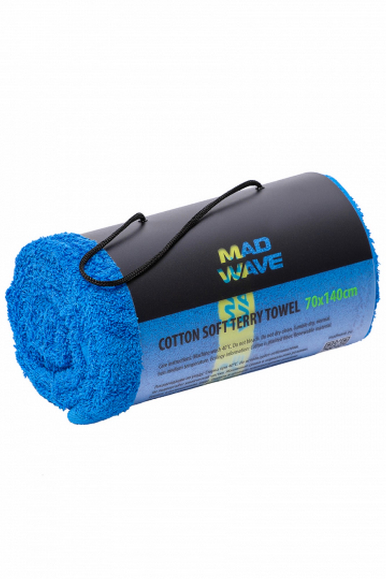Полотенце Mad Wave Cotton Sort Terry Towel M0762 01 2 04W синий