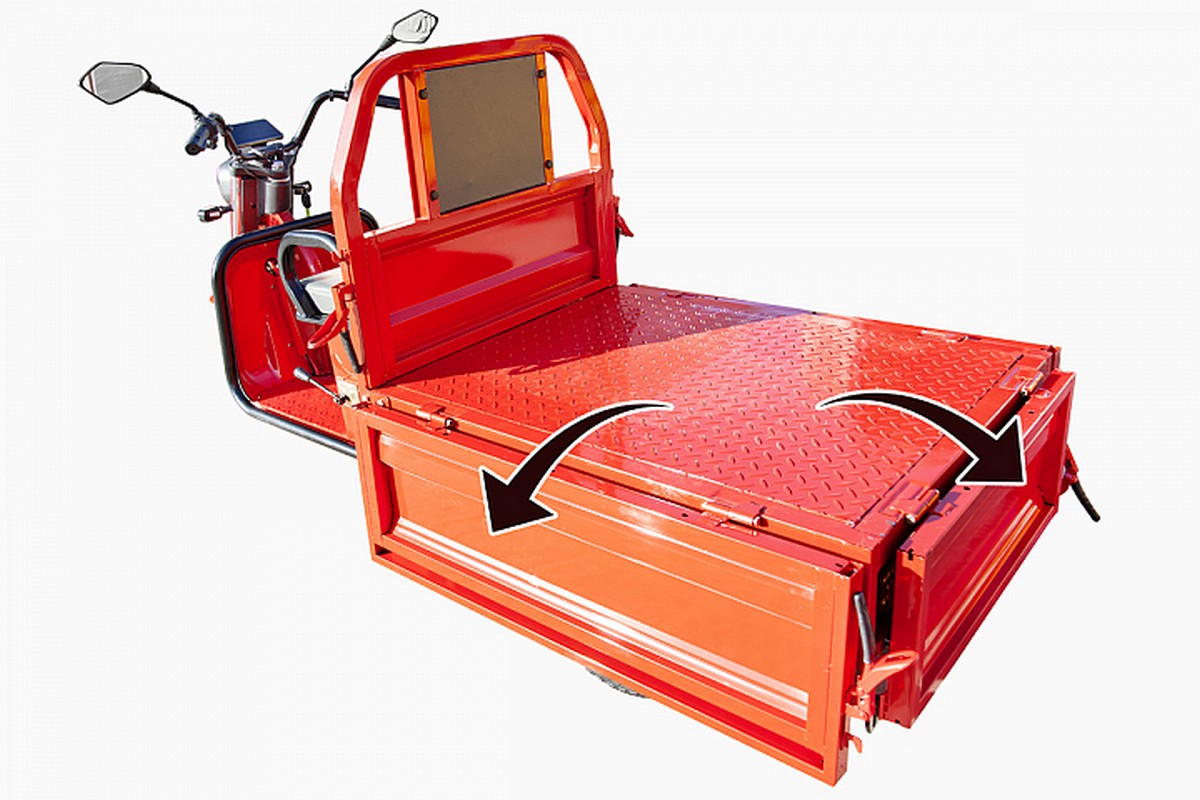 Грузовой электротрицикл RuTrike Амулет 1100 60V650W 024450-2810 черный матовый