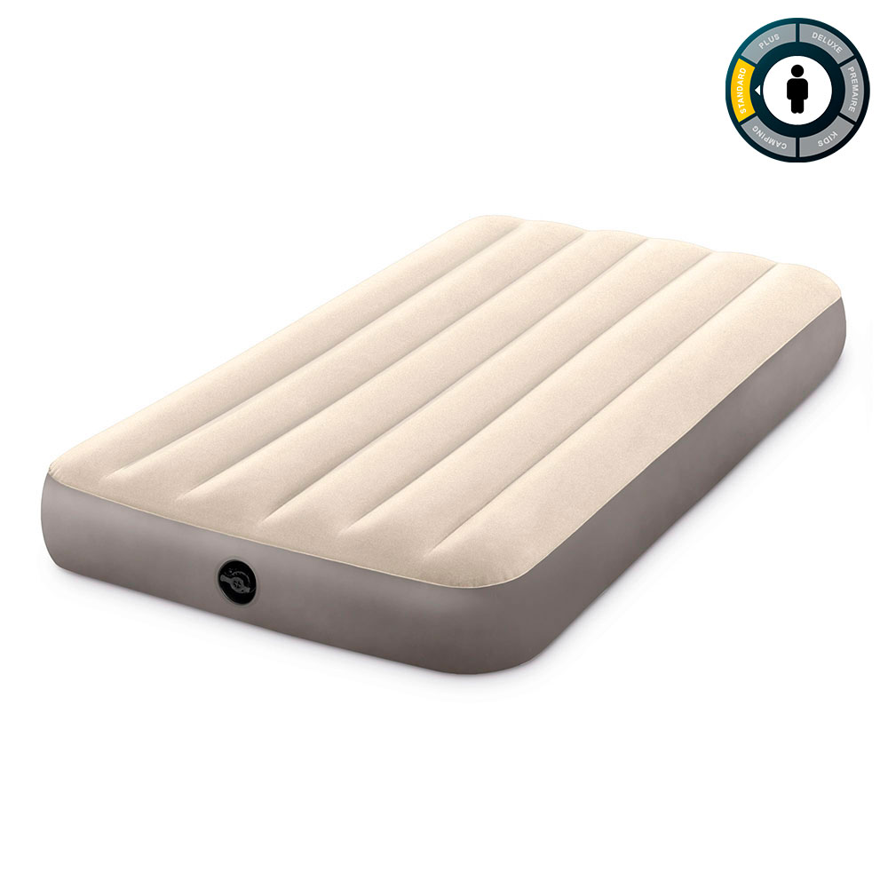 Надувной матрас (кровать) Intex 99х191х25 см, Deluxe Single-High, 64701