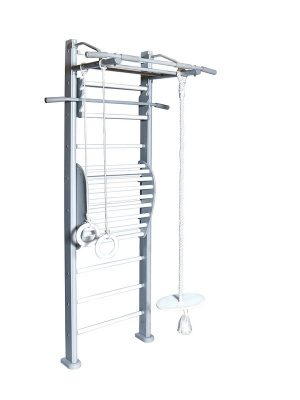 Детский спортивный комплекс Perfetto Sport "Scala in legno 1" grigio PS-114