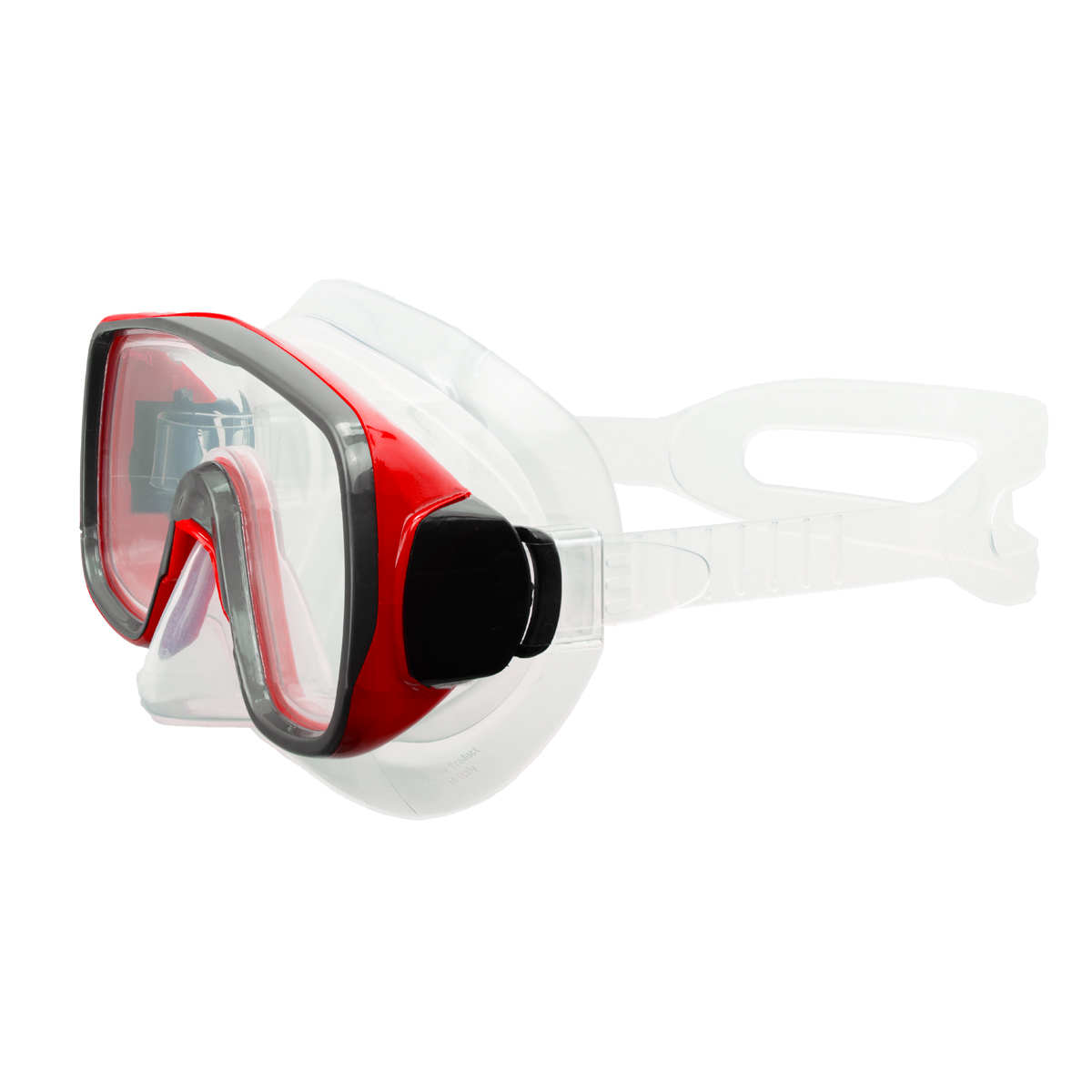 Маска для плавания детская Salvas Geo Jr Mask CA105S1RYSTH красный