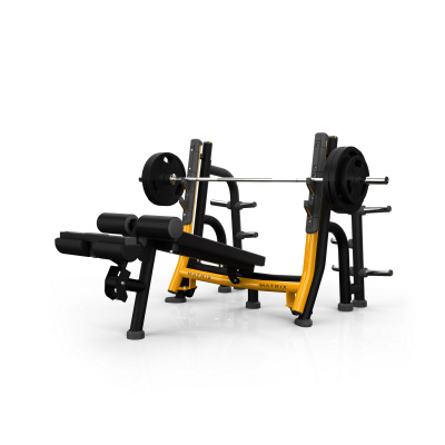 Скамья для жима с отрицательным наклоном с доводчиком Matrix Magnum MG-A680 | Premium Fitness