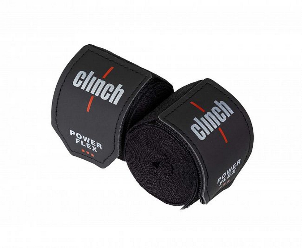 Бинты боксерские,длина 2,.55 м Clinch Boxing Hand Wrap Power Flex C239 черный