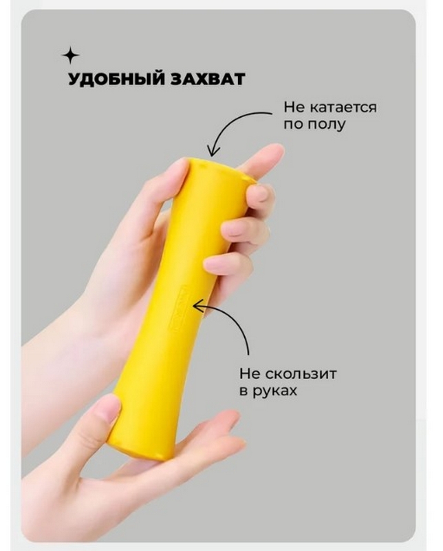 Гантели силиконовые 2шт по 0,5кг PROIRON Г2005СИ