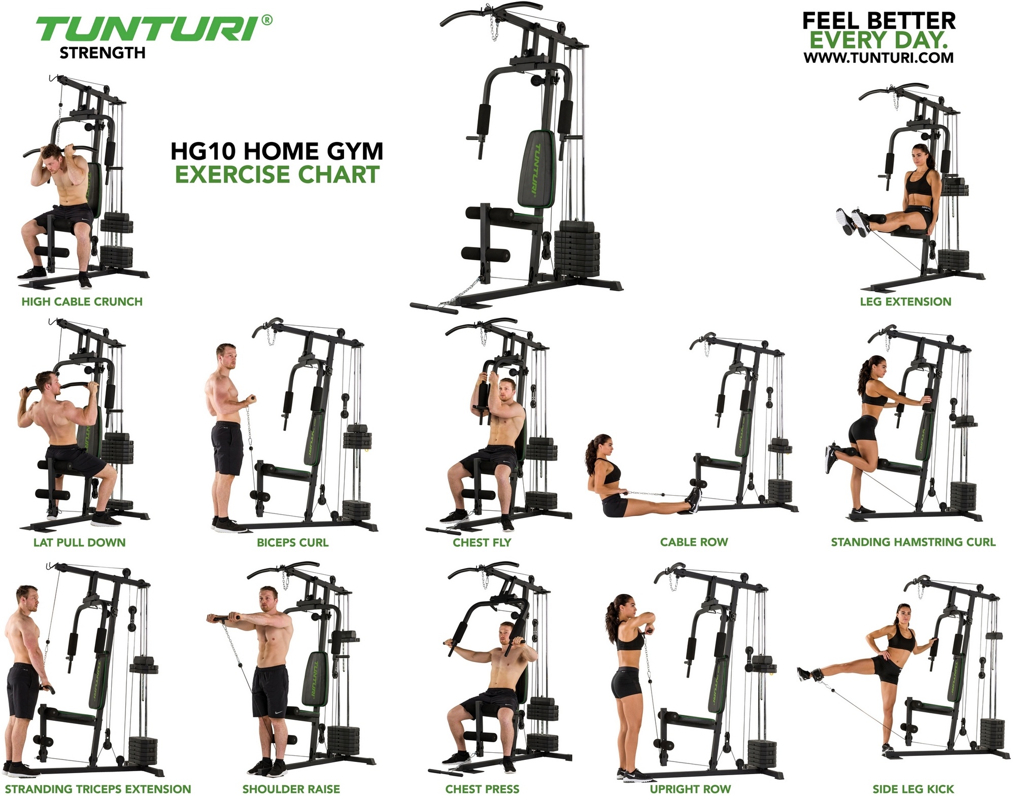 Мультистанция Tunturi HG10 17TSHG1000 | Premium Fitness
