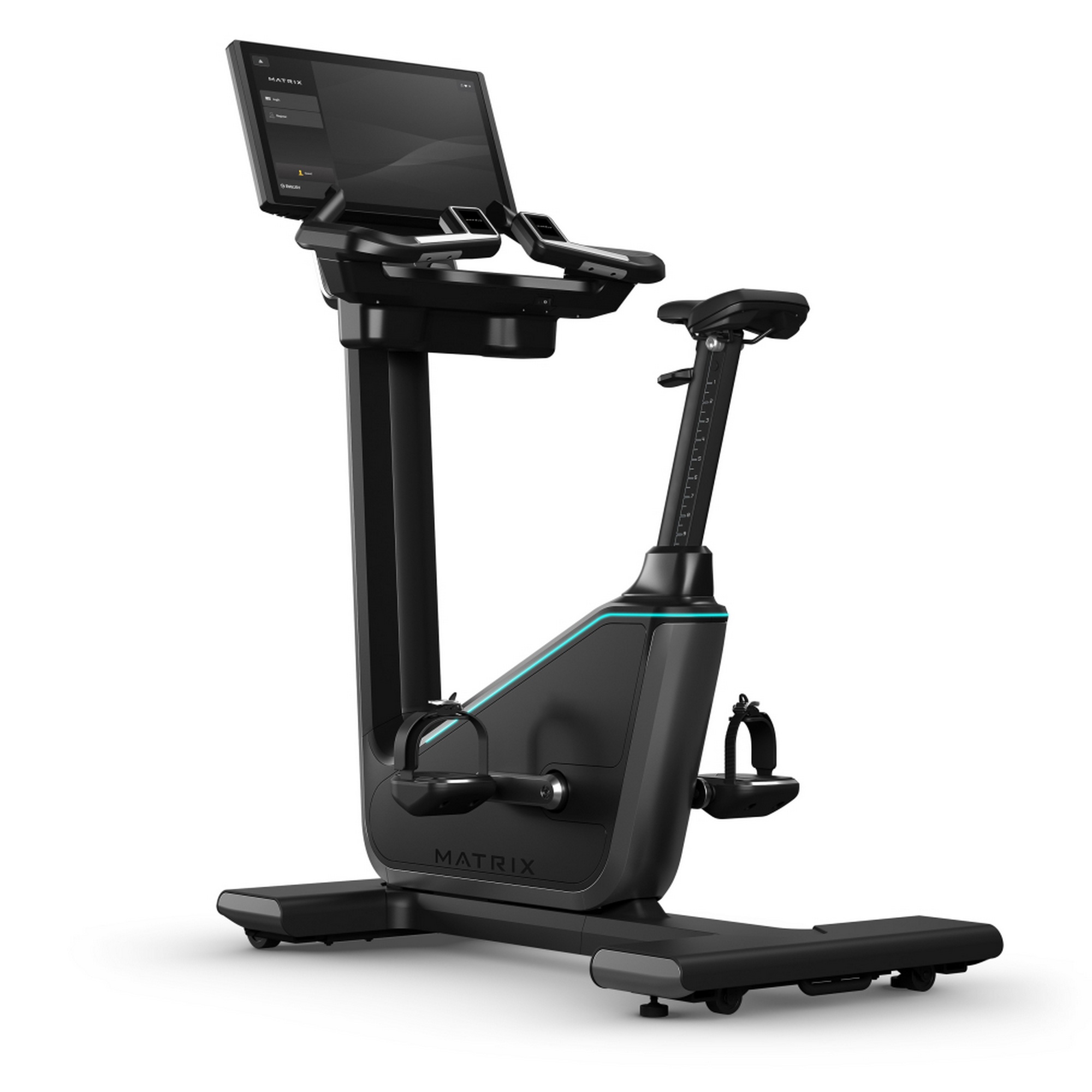 Вертикальный велотренажер Matrix Onyx с консолью Touch P1 CB 22"