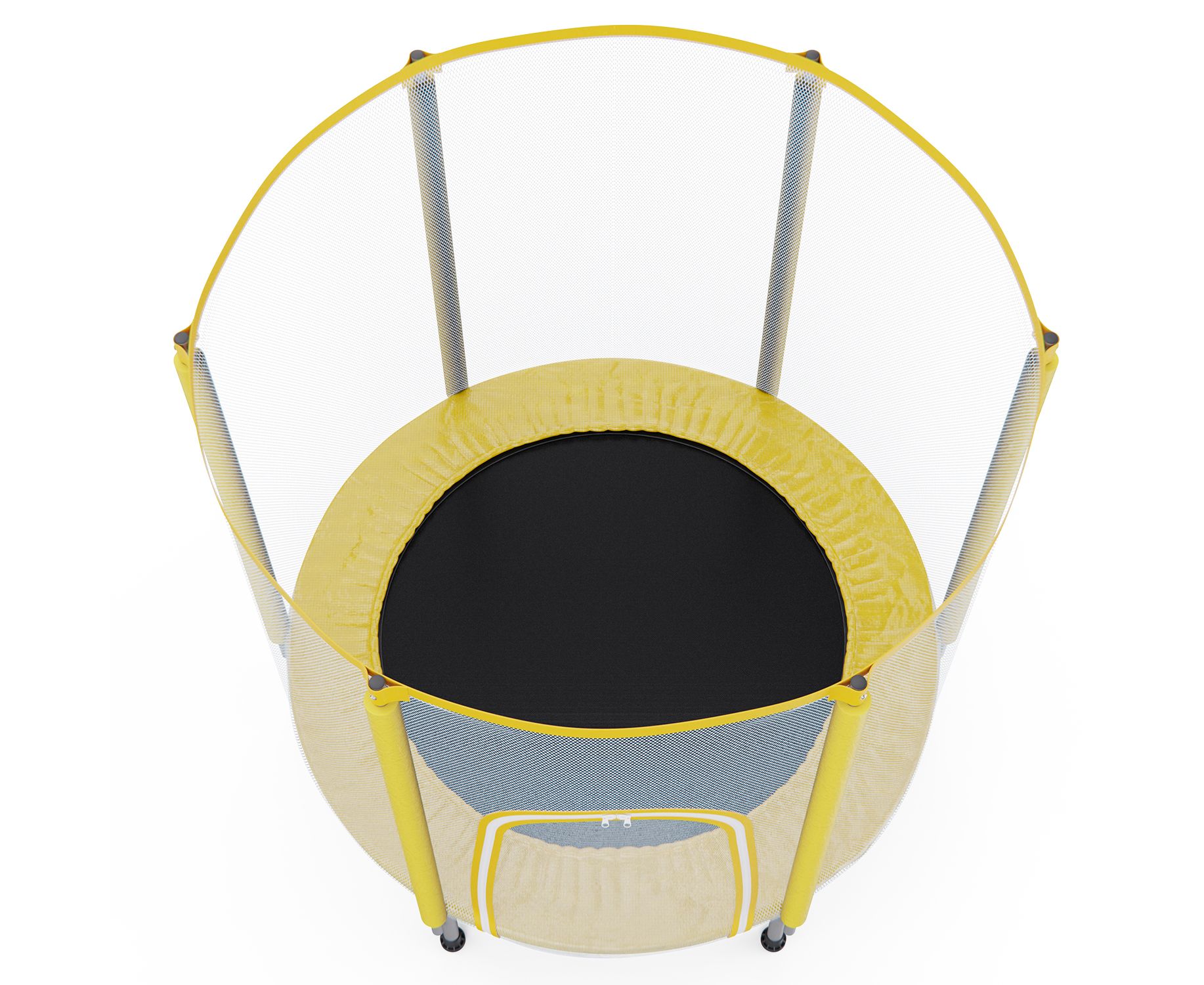 Батут детский, 40" с сеткой DFC FOLDING TKIDS40Y желтый