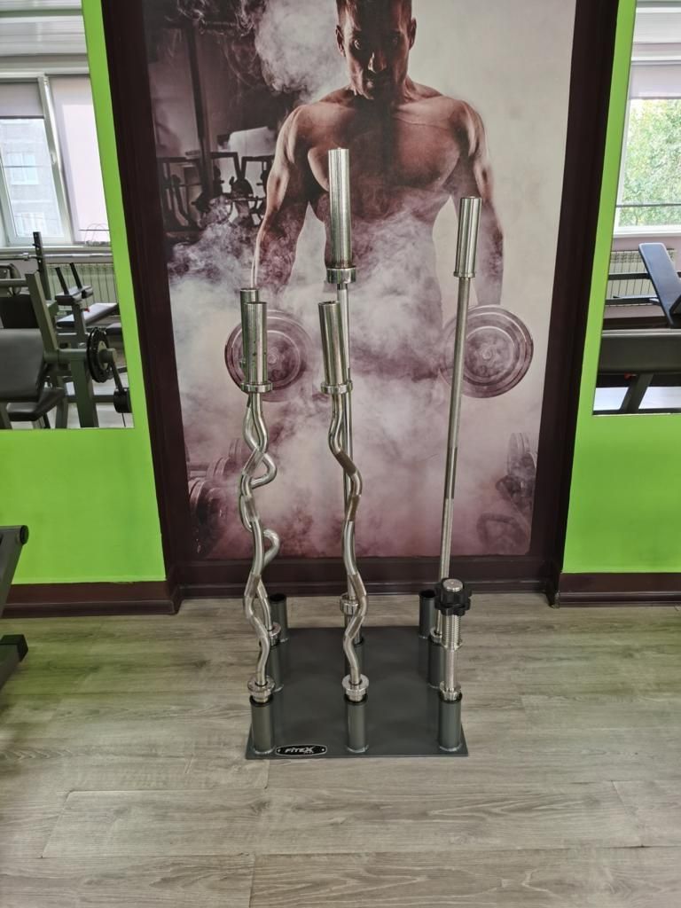 Напольная подставка для грифов (для 9шт) Fitex Pro FTX-6314 | Premium Fitness