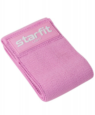 Мини-эспандер Star Fit низкая нагрузка, текстиль ES-204 розовый пастель old