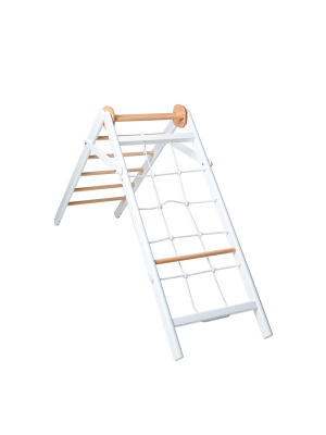 Детский спортивный комплекс Perfetto Sport "Piccolo angolo in legno" bianco-naturale PS-109 Мини