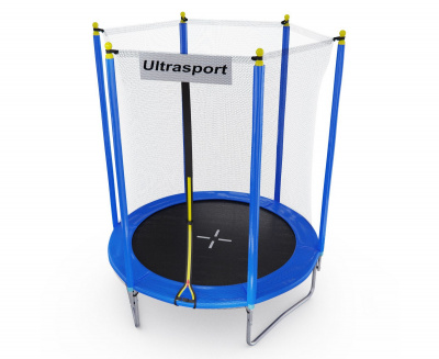 Батут DFC Trampoline Stock ULTRASPORT, с внешней защитной сеткой 330700001076