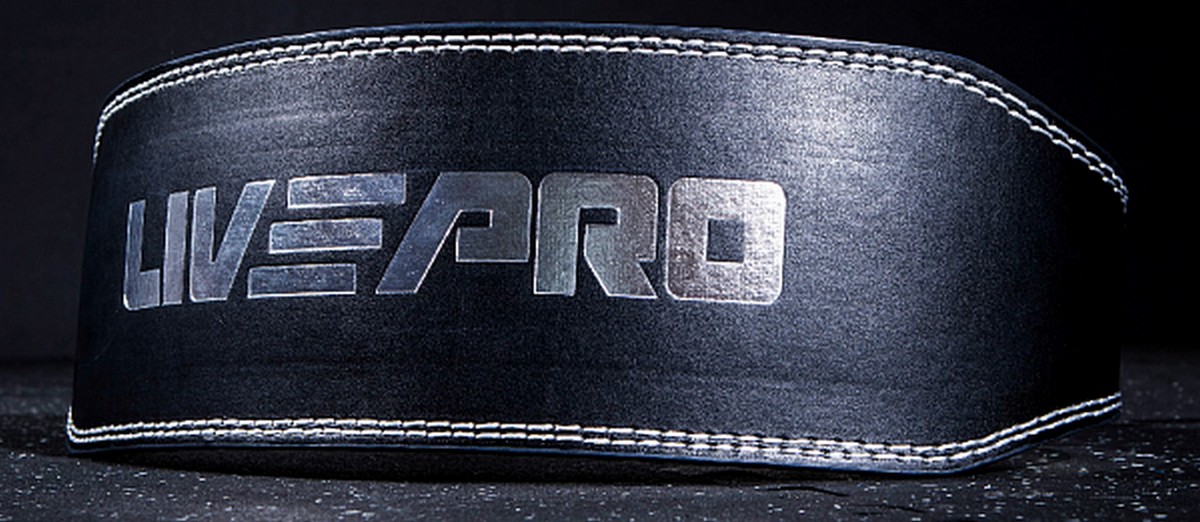Атлетический пояс Live Pro Weightlifting Belt LP8067-L размер L, черный