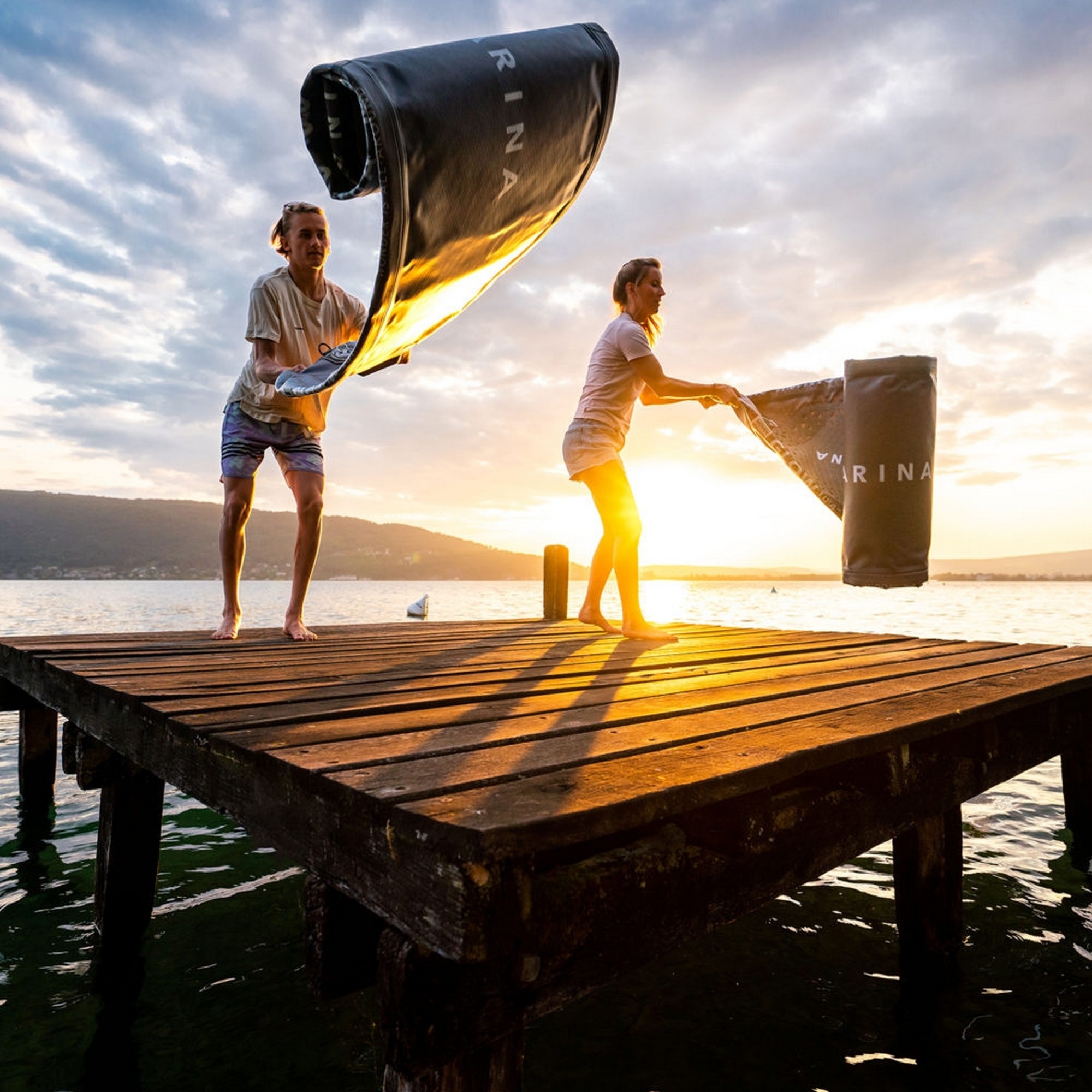 SUP-доска 315х79х15см, Ambient Light System, киль, лиш, до 140кг Aqua Marina Glow BT-24GL