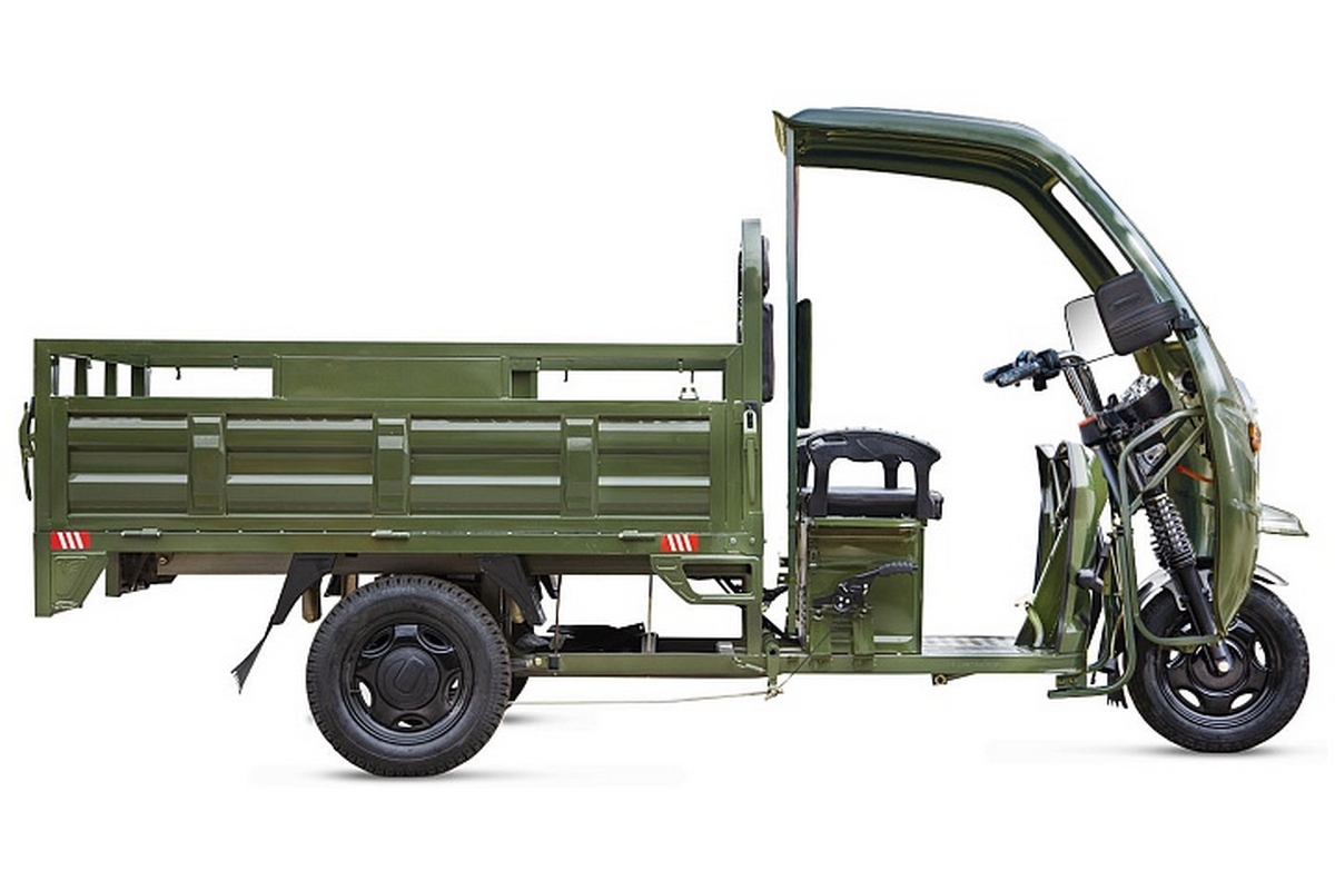 Грузовой электротрицикл, 1800 60V1500W RuTrike D4 NEXT КАБИНА 023400