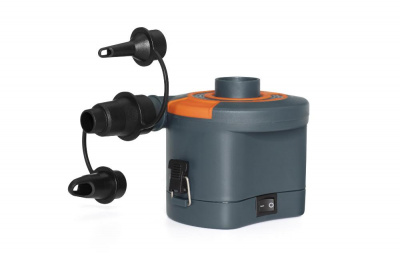 Насос электрический на батарейках Bestway (4шт х тип D) Sidewinder D Cell 430л/м, 3 насадки в комплекте 62141