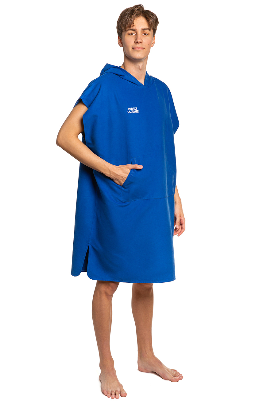 Пончо-полотенце из микрофибры Mad Wave Microfibre poncho towel M0974 01 5 04W синий