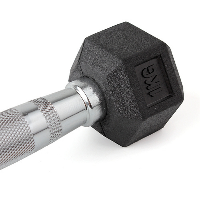 Гантель шестигранная обрезиненная Harper Gym NT162
