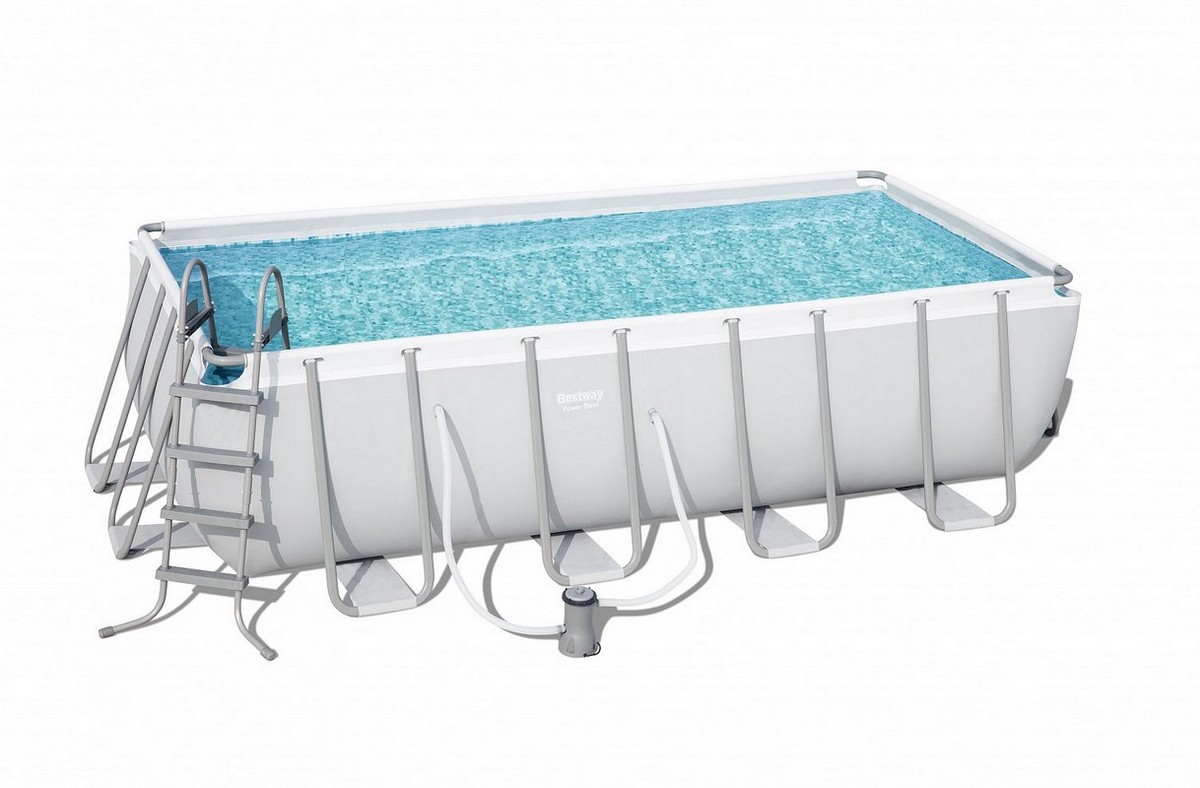 Каркасный бассейн Power Steel 488х244х122см Bestway 56670